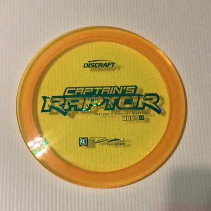 2021 Discraft Captain Raptor Z